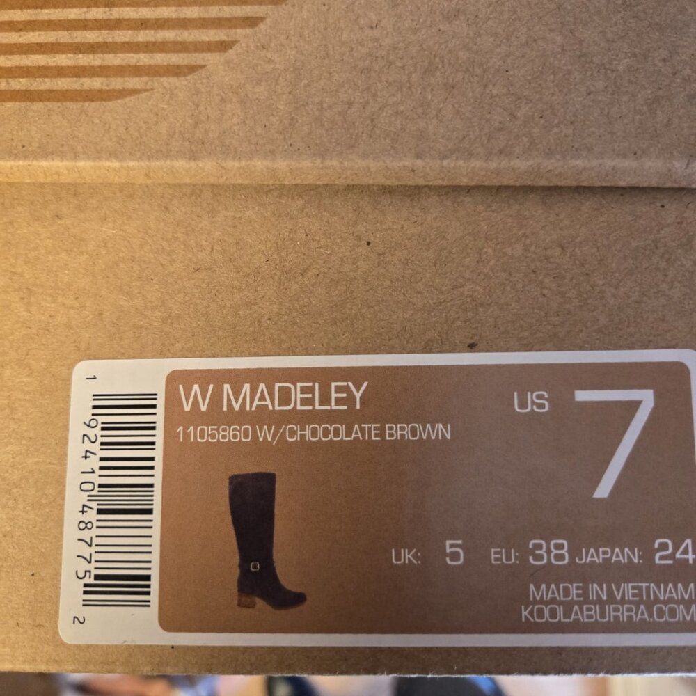 Koolaburra W Madeley Heeled Boots Chocolate Brown